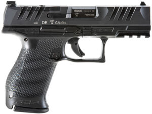 Walther Arms 2851229 PDP Compact Optic Ready 9mm Luger 4" 15+1 Black Black Steel Slide Performance Duty Textured Black Polymer Grip