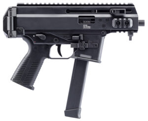 B&T Firearms 36176502G APC9K  9mm Luger 33+1 4.30" Black Steel Barrel, Black Picatinny Rail Receiver, Brace Adapter, Black Polymer Grips, Ambidextrous