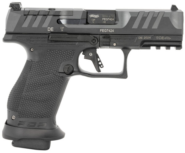 Walther Arms 2884976 PDP Pro-E 9mm 18rd 4" Black Steel Slide