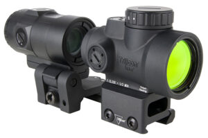 Trijicon 2200368 MRO SD Patrol Black 1x 25mm 2 MOA Red Dot Reticle Full Co-Witness Mount