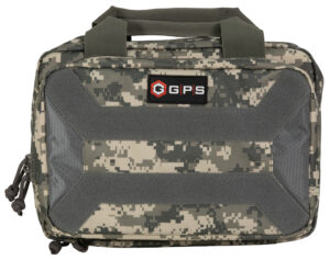 GPS Bags PC15ACU Pistol Case  Gray Digital 600D Polyester Holds 1 Handgun