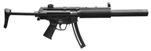 HK 81000468 MP5  Full Size 22 LR 25+1 16.10" Black Steel Barrel. Black Retractable Black Polymer Stock & Grips