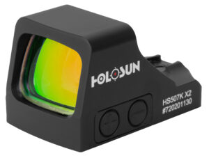 Holosun HS507KX2 507  Black Anodized 1 x 0.58" x 0.77" 2 MOA red Dot/32 MOA Circle Multi Reticle