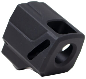 Faxon Firearms FFPACOMPSSS01 EXOS-525 Compensator Black Nitride 6061 Aluminum 1/2"x28 Threads 1.125" OAL Compatible w/ Sig Sauer P365/P365 XL