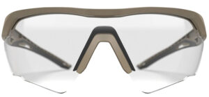 Glock AS41037 Crossover Tactical Glasses Clear Lens Desert Tan Frame
