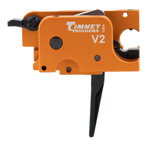 Timney Triggers SCORPIONST  V2 9mm Orange/Black Straight Fits CZ Scorpion