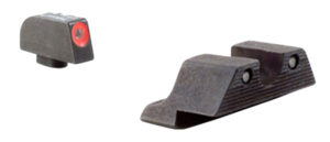 Trijicon 600538 HD Night Sights  Green/Tritium Orange Outline Front Sight-Green Tritium Black Outline Rear Sight Glock 17/17L/19 Standard Frame