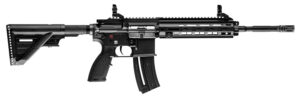 HK 81000402 HK 416  22 LR 10+1 16.10" Black Steel Threaded Barrel Aluminum w/M-LOK & Picatinny Rail Black Aluminum Receiver Black Retractable Stock Right Hand