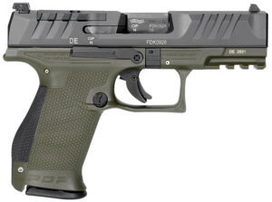 Walther Arms 2858428 PDP Compact Optic Ready 9mm Luger 4" 15+1 Black Steel Slide Performance Duty Textured  Polymer Grip