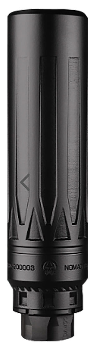 Dead Air NOMADTIXCXENOBLK Nomad TI XC Xeno Black 7.62mm Silencer w/ Xeno Adapter & DA124 Omni Brake