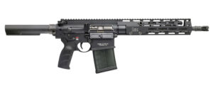 HK 81001052 MR762 A4 7.62x51mm 20+1 13" Threaded Barrel, M-LOK Handguard, Black Receiver w/Picatinny Rail, Black Pistol Tube, Black Ergonomic Grip
