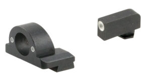 AmeriGlo GL5125 Ghost Ring Sight Set for Glock  Green Tritium White Outline Front Sight-Green Tritium Rear Sight