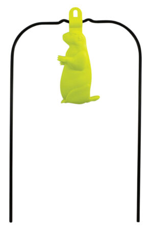 Birchwood Casey 48022 Ground Strike Hanging Prairie Dog Pistol/Rifle Rubber/Metal Yellow Prairie Dog Illustration Impact Enhancement Motion