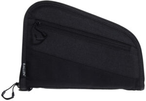 Allen 7749 Auto-Fit 2.0 Handgun Case Thick Foam Padding w/Knit Interior, Exterior Pocket & Black Finish for Compact Semi-Autos 9" L