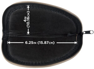 Allen 728 Pistol Case  8" Long Green Earth Tone Holds Handgun Endura