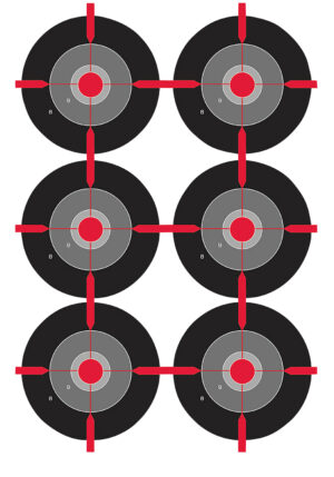 Birchwood Casey 35703 Dirty Bird  Bullseye Tagboard Target 12" x 18" 100 Per Pkg
