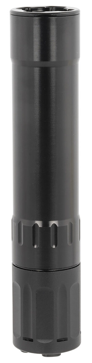Yankee Hill 4380 Phantom Suppressor 22 Cal 114dB NRR 1.1" D Matte Black Aluminum/Stainless Steel 1/2"-28 tpi