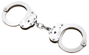 Uzi Accessories UZIHCEUSCNIJ Handcuffs NIJ Silver Steel Includes 2 Keys