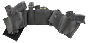 Galco UWBKSM2 UnderWraps 2.0 Black Small Leather/Nylon Handgun