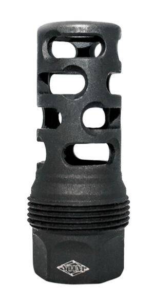Yankee Hill 4405MB24 sRx Q.D. Muzzle Brake Long Black Phosphate Steel with 5/8"-24 tpi, 9mm, 2.30" OAL & 9.375" Diameter for sRx Adapters