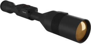 ATN TIWST51210LRF Thor 5 XD LRF Thermal Rifle Scope, Black Anodized 4-40x, Smart Mil Dot Reticle w/Zoom, 1280x1024, 60 fps Resolution, Features Laser Rangefinder