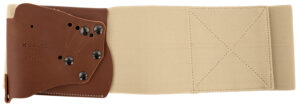 Galco UWERKHSM UnderWraps Elite Khaki Small Leather/Nylon