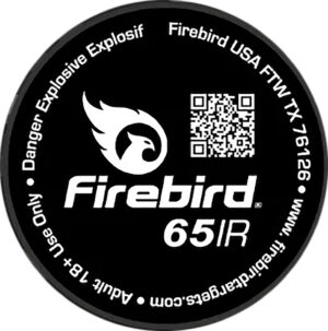 Firebird USA 65IR 65IR  Moving Trajectory Static White Smoke Universal Firearm 65mm 10 Targets