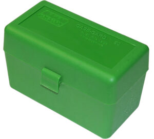 MTM Case-Gard RL5010 Ammo Box Flip-Top 270 Win/25-06 Rem/30-06 Springfield Green 50rd