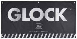 Glock AD02044 Fabric Banner  Black 4' x 2'