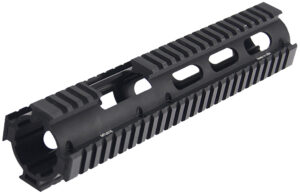 Leapers MTU015 Quad Rail Handguard Aluminum Matte Black Receiver
