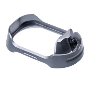 Tyrant CNC TDG17MWG5GREYBLACKSCRE  Magwell Fits Glock 17 Gen 5 Grey Aluminum