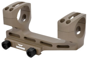 Warne LRSKEL1DE Skeletonized Scope Mount/Ring Combo Extended Dark Earth Aluminum 1" Tube MSR 20 MOA