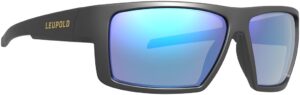 LEU 186741 SWITCHBACK MATTE BLACK     BLUE MIRROR