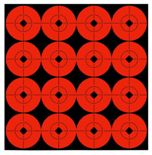 Birchwood Casey 33904 Target Spots  Self-Adhesive Paper Black/Orange 1.5" Bullseye 160 Pack
