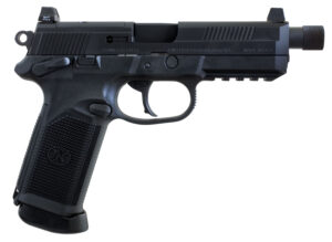 FN 66981 FNX Tactical 45 ACP  5.30" Threaded Barrel 10+1  , Matte Black , Manual Safety , Night Sights , Optics Ready