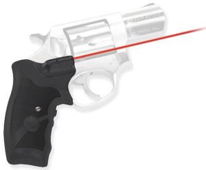 Crimson Trace 0119501 Lasergrips  Fits Ruger SP101, Red Laser 633nM Wavelength 5mW Output, Black Polymer
