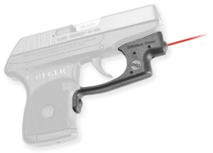 Crimson Trace 0122501 Laserguard  Fits Ruger LCP (Except Gen II LCP), Red Laser Black Polymer Trigger Guard Mount