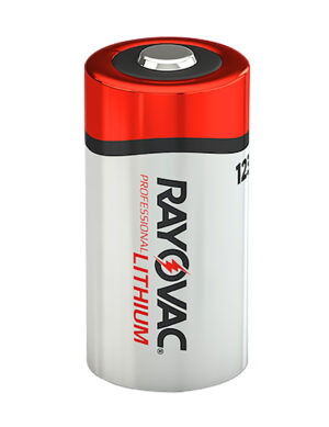 Rayovac RL123A2 123A Lithium  Silver/Red 3 Volts 1,500 mAh (2) Single Pack