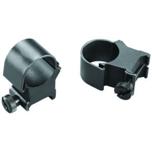 Weaver Mounts 49044 Detachable Top Mount Rings  Matte Black 1" Extra High