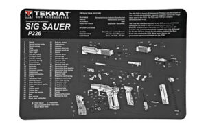 TEKMAT PISTOL MAT SIG P226 BLK