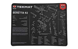 TEKMAT ULTRA PSTL MAT BERETTA 92 BLK