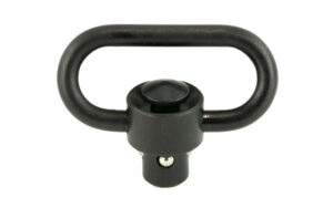 UTG BUTTON QD SLING SWIVEL 1.38" BLK