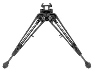 Limbsaver 12601 True-Track Bipod made of Durable Isoplast with Black Finish, Rubber Feet, Sling Stud Attachment, 7-11" Vertical Adjustment & Leg-Lock System