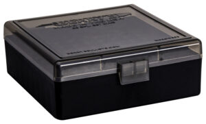 Berry's 75321 Ammo Box  38Special/357Mag Smoke/Black Polypropylene 100rd
