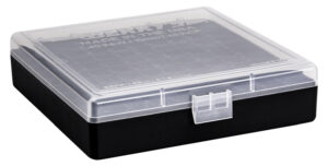 Berry's 16678 Ammo Box  40S&W/45ACP Clear/Black Polypropylene 100rd