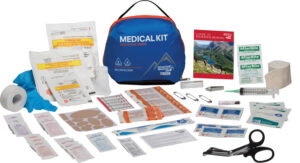 Adventure Medical Kits 01001003 Mountain Backpacker Medical Kit Treats Injuries/Illnesses Water Resistant Blue