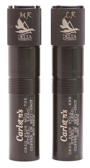 Carlson's Choke Tubes 07570 Delta Waterfowl  Benelli Crio Plus 12 Gauge Mid/Long Range Knurled 17-4 Stainless Steel