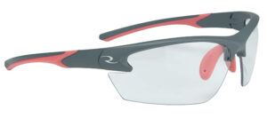 Radians WS6810CS Ladies Range Eyewear Women Clear Lens Gray with Coral Accents Frame