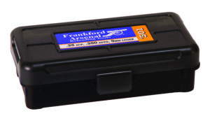 Frankford Arsenal 1083783 Hinge-Top Ammo Box 9mm/25/380ACP Black Polymer 50rd