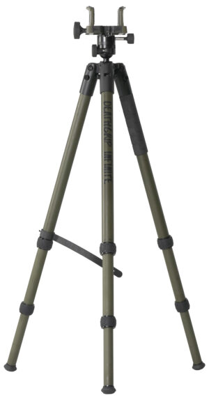 Bog-Pod 1159188 DeathGrip Infinite Tripod, Aluminum with Black/OD Green Finish, Ball Head Mount, Hybrid Foot & DeathGrip Clamping System 6.5"-59"